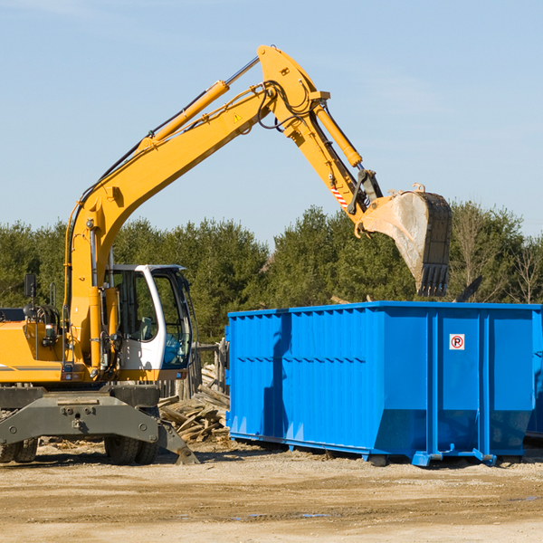 can i choose the location where the residential dumpster will be placed in Grenville South Dakota